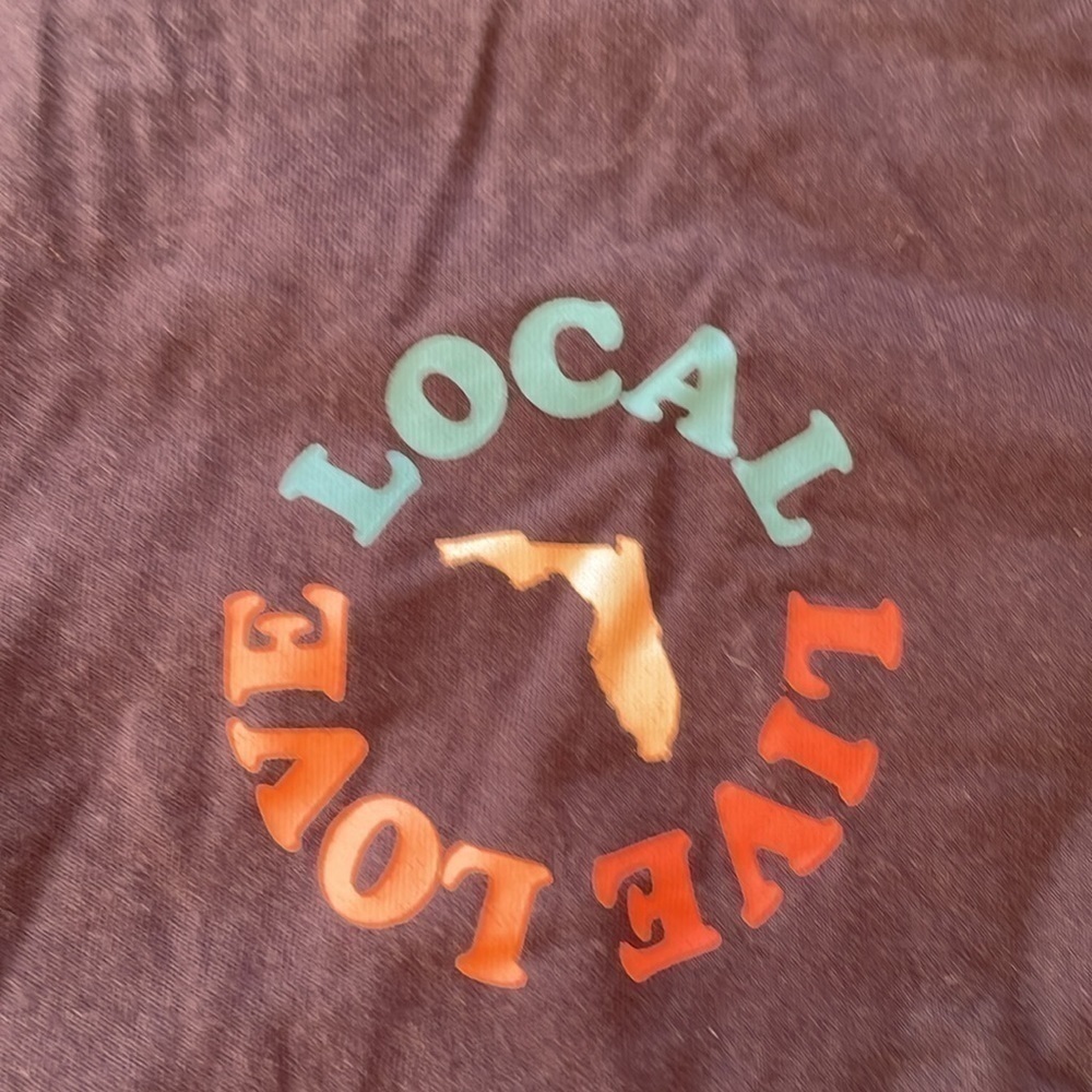 EUC Gray Long Sleeve State of Mine Florida T-shirt Size XL - Picture 2 of 5